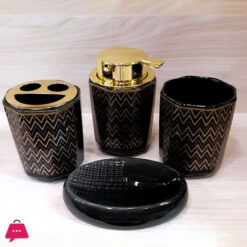 4-Piece Ceramic Bathroom Set