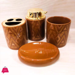4-Piece Ceramic Bathroom Set