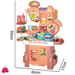 46 Pieces Pretend Play Kids Kitchen Set