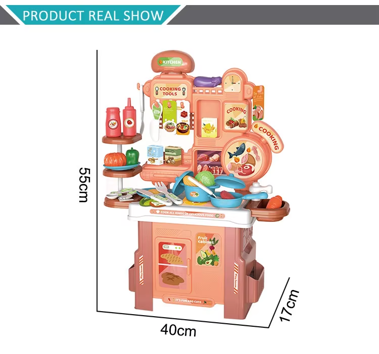 46 Pieces Pretend Play Kids Kitchen Set