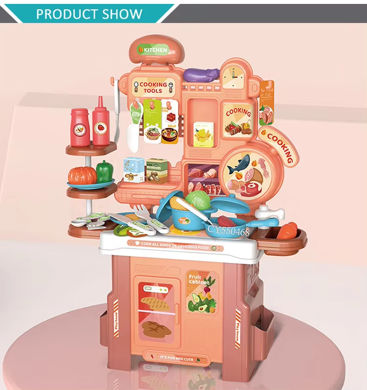46 Pieces Pretend Play Kids Kitchen Set