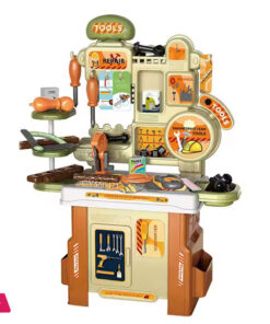 53 Pieces Tool Workbench Toy Pretend Play Kids Tool Bench Toys Set For Boys