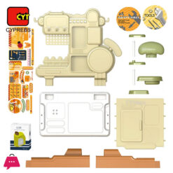 53 Pieces Tool Workbench Toy Pretend Play Kids Tool Bench Toys Set For Boys