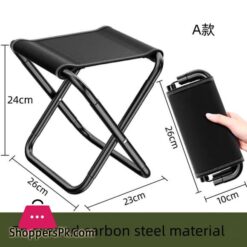 Camping Chair Folding Stool Portable Fishing Chair Bench Patio