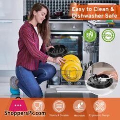 Upgrate Chicken Shredder 108Chicken Shredder Tool Twist With Transparent Lid Ergonomic Handle And Anti Slip Base Dishwasher Safe Cleaning Brush Heat Resistant Black