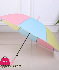 childrens multi colours rainbow umbrella wind proof umbrella rain umbrella