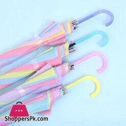Children'S Multi Colours Rainbow Umbrella 19 Childrens Multi Colours Rainbow Umbrella Wind Proof Umbrella Rain Umbrella