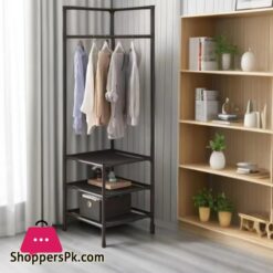 Corner Coat Rack Floor Standing Clothes Hanger Multilayer Coats Racks 10 Corner Coat Rack Floor Standing Clothes Hanger Multilayer Coats Racks