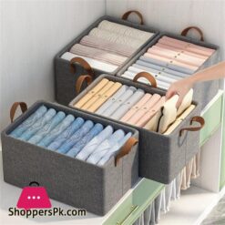 Durable Closet Organizer Efficient Stackable Jeans Organization Storage Box For Home Organization Wardrobe Management Small Apartment Living Travel Organization College Dorm Room Storage