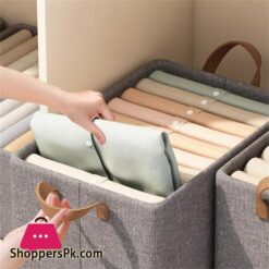 Durable Closet Organizer Efficient Stackable Jeans Organization Storage Box For Home Organization Wardrobe Management Small Apartment Living Travel Organization College Dorm Room Storage