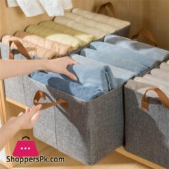 Durable Closet Organizer Efficient Stackable Jeans Organization Storage Box For Home Organization Wardrobe Management Small Apartment Living Travel Organization College Dorm Room Storage