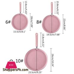 Flat Bottom Pan Pink Non-Stick Pot For Gas Stoves And Cooker Use Mini Omelettes Fried Eggs Pancake Baking Pans Multifunctional 13 Flat Bottom Pan Pink Non-Stick Pot For Gas Stoves And Cooker Use Mini Omelettes Fried Eggs Pancake Baking Pans Multifunctional