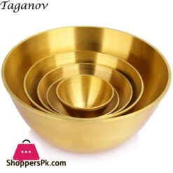 Golden Bowl Stainless Steel Salad Bowl 29Cm