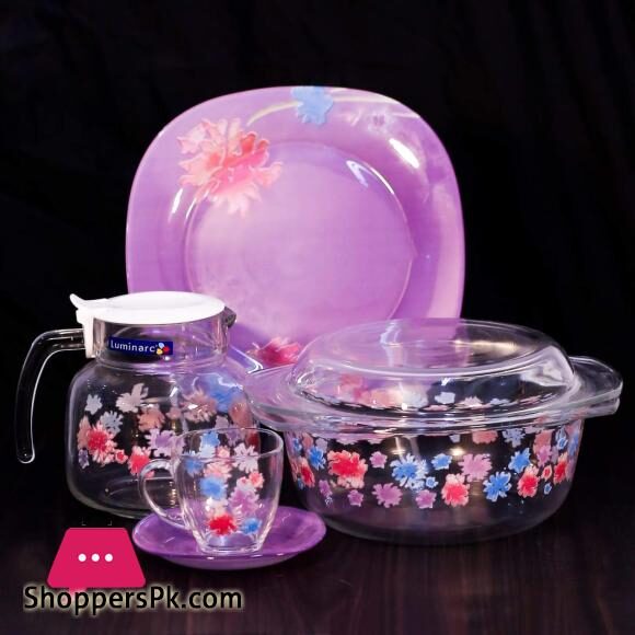 Luminarc Glassware Angel Purple Dinner Set – 71 Pieces 32 Dinner Set Luminarc 71Pc N1294 Basic Afp 000121847