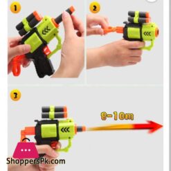 Soft Bullets Toy Pistol With Jump Ejecting Mag Toys Foam Blaster With 4 Pcs Eva Darts Gifts For Boys Kids And Girls Ages 78914