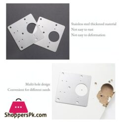 Stainless Steel Hinge Repair Plate Cabinet Door Hinge Repair Kit Repair Side Panels Door Panel Hinge Fixing Connection Brackets 9 Stainless Steel Hinge Repair Plate Cabinet Door Hinge Repair Kit Repair Side Panels Door Panel Hinge Fixing Connection Brackets