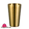 Stainless Steel Milk Tea Coffee Lassi Glass Tumbler Set 450Ml