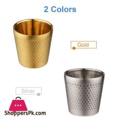 Stainless Steel Soap Cup Mini Glass 260Ml