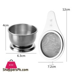 Stainless Steel Tea Strainer Easy Clean Loose Leaf Traditional Hanging Herbal