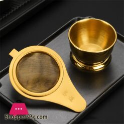 Stainless Steel Tea Strainer Easy Clean Loose Leaf Traditional Hanging Herbal
