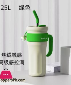 Stainless Steel Thermal Water Bottle Tumbler With Handle Straw Cup Drinkware Thermo Bottle 1250 Ml 10 Stainless Steel Thermal Water Bottle Tumbler With Handle Straw Cup Drinkware Thermo Bottle 1250 Ml - Image 2