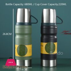 Stanley Classic Vacuum Insulated Wide Mouth Vacuum Thermos Hot Bottle - 680Ml