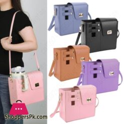 Stanley Cup Pu Handbag Purse Carrier Bag Pu Leather Travel Cup Holder Bag