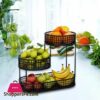 Stylish Metal Fruit Organizer For Kitchen Storage And Display