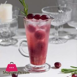 Tall Costa Latte Glass Juice Cocktail Mug Set Of 2