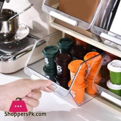 Tea Bag Shelf Organizer Coffee Pod Organizer Large Capacity Tea Bag Holder Two Layers