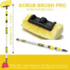 Telescopic Solar Cleaning Brush 11.5 Feet