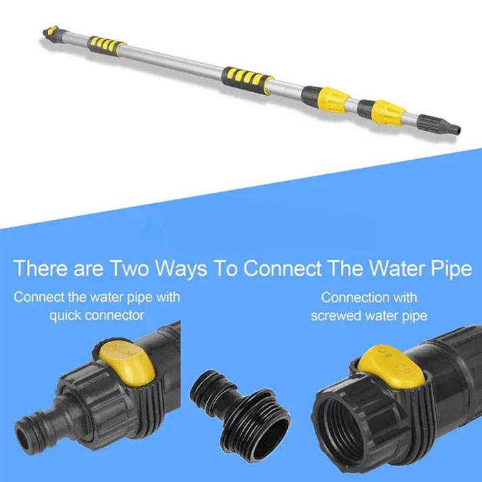 Telescopic Solar Cleaning Brush 11.5 Feet