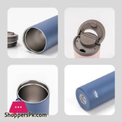 Tyeso Stainless Steel Double Wtih Lock Leak-Proof Fashion Thermos Vacuum Flask 350 Ml