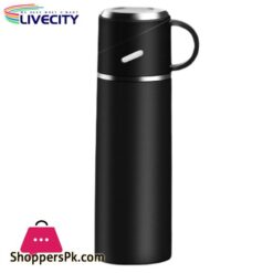 Stainless Steel Water Bottle Stylish Stainless Steel Vacuum Insulated Water Bottle Keeps Drinks Hot Or Cold For 12 Hours Large Capacity Leak Proof Perfect For Travel Outdoor Activities Food Grade