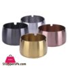 Windproof Ashtray Tabletop Round Stainless-Steel Cigarette Ashtray Set (Golden,Windproof) 16 Cm
