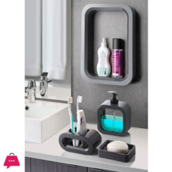 Acrylic 4-Piece Bathroom Set
