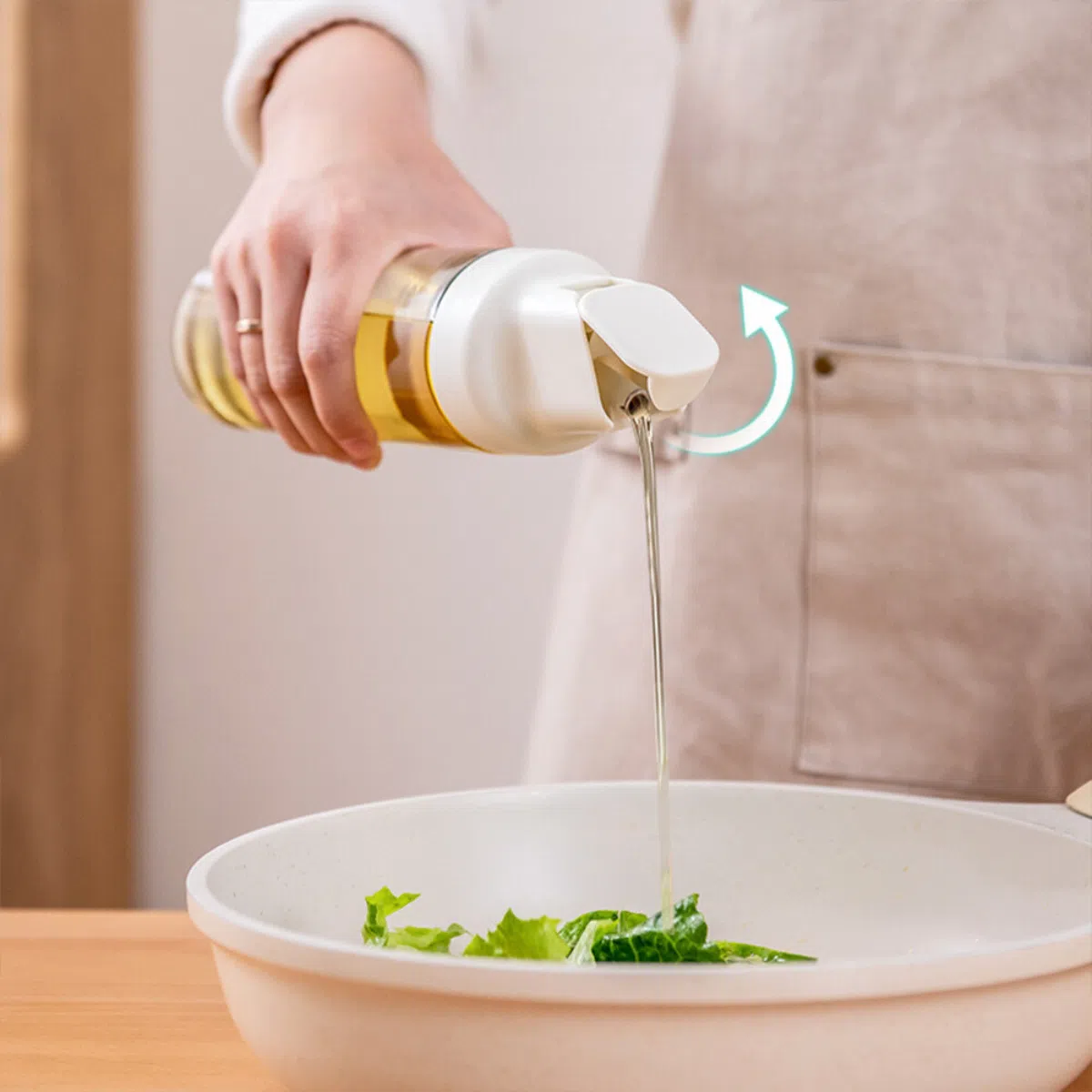 Auto On 510Ml Oil Dispenser Bottle Glass