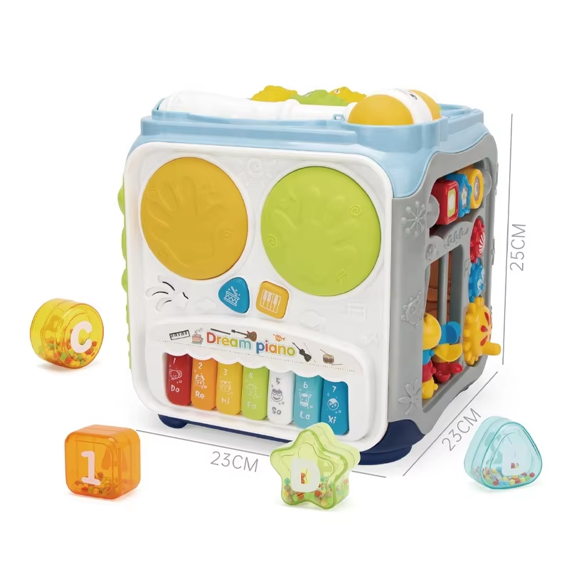 Baby Early Activity Cube Educational Learning With Music 4 Baby Early Activity Cube Educational Learning With Music
