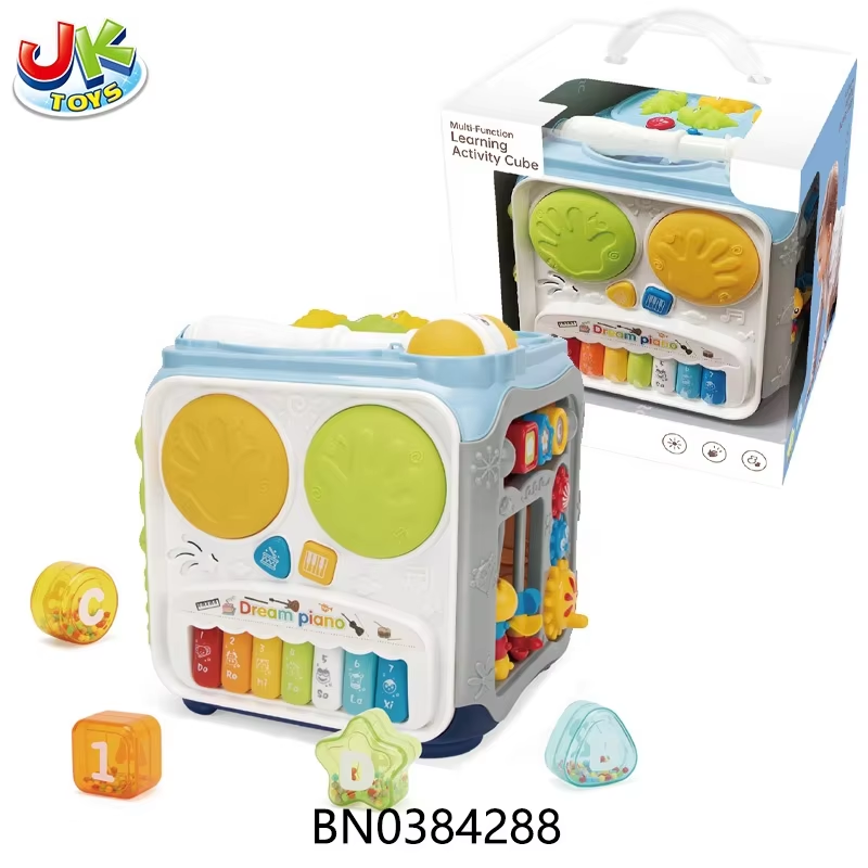Baby Early Activity Cube Educational Learning With Music 6 Baby Early Activity Cube Educational Learning With Music