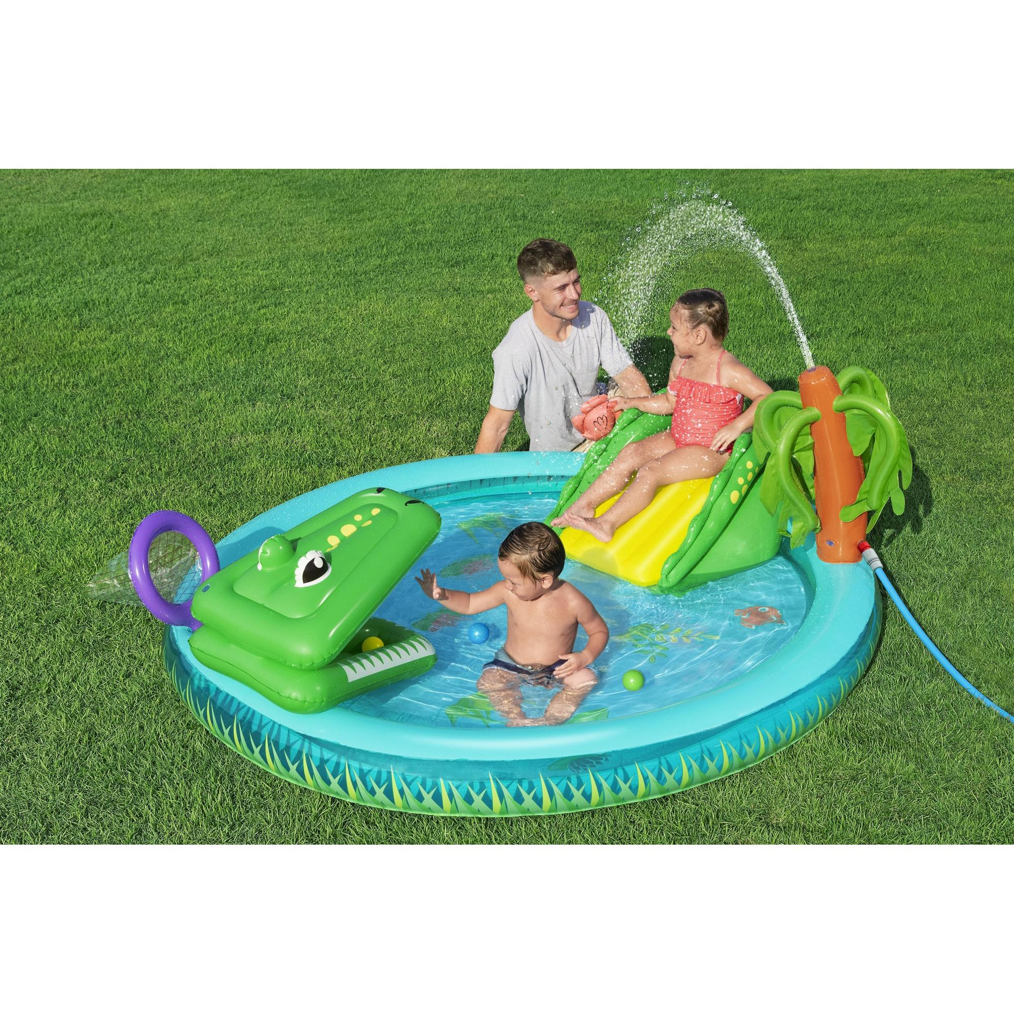 Bestway Crocodile Cove Legeland 7'4&Quot; X 71&Quot; X 28.5&Quot;/2.24M X 1.81M X 72Cm 