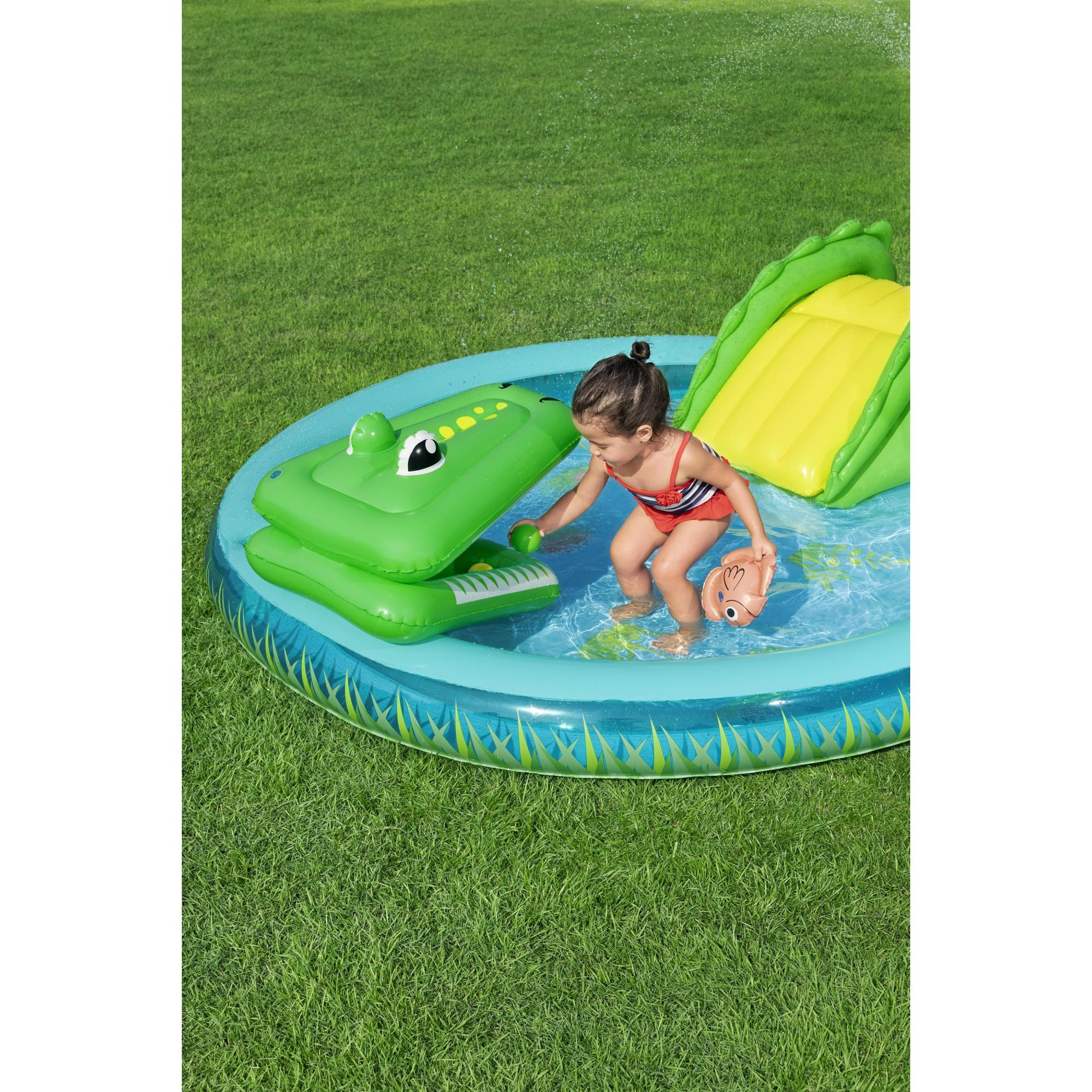Bestway Crocodile Cove Legeland 7'4&Quot; X 71&Quot; X 28.5&Quot;/2.24M X 1.81M X 72Cm 