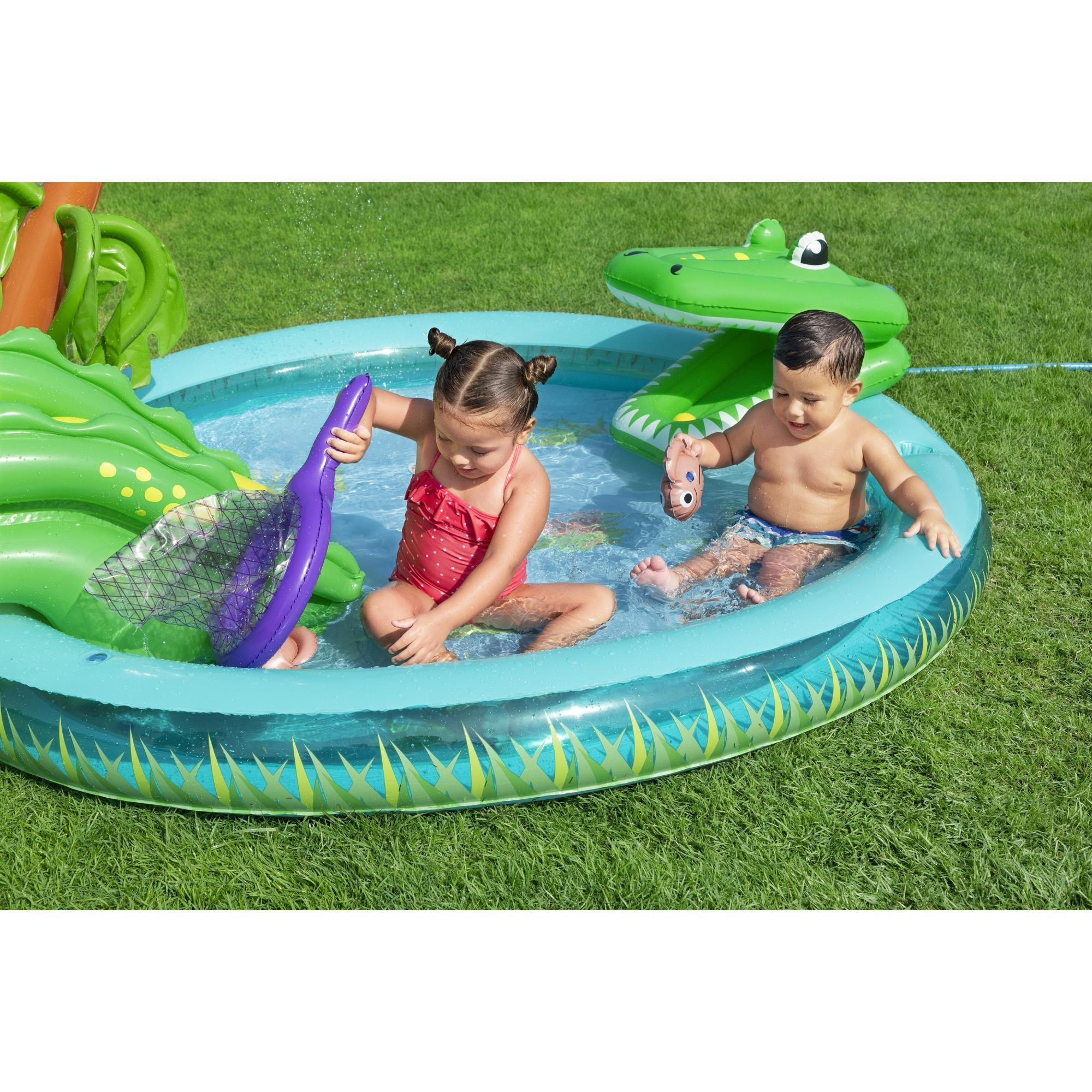Bestway Crocodile Cove Legeland 7'4&Quot; X 71&Quot; X 28.5&Quot;/2.24M X 1.81M X 72Cm 
