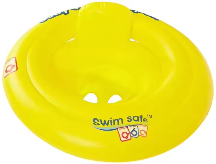 Bestway Inflatable Float Ring Yellow Color Swimming Baby Seat