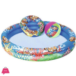 Bestway Play Pool 4 Feet with Swim Ring and Ball For 3-6 Years Kids - 51124