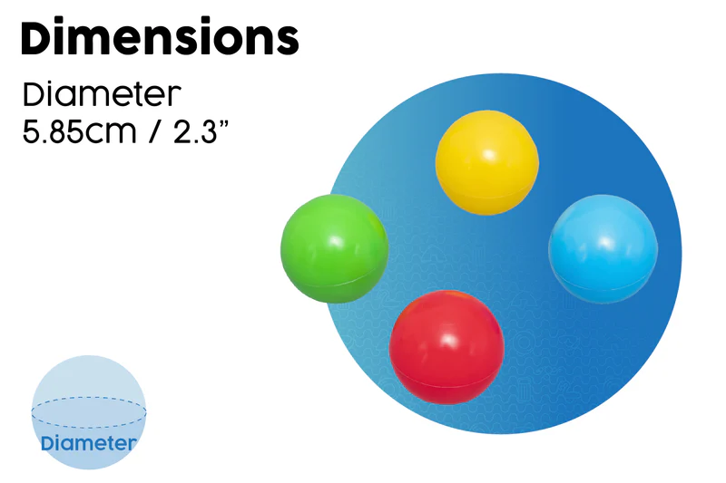 Bestway Splash &Amp; Play 100 Play Balls 2.3&Quot;/5.85Cm