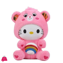 Cartoon Care Bears Cross-Dressing Hello Kitty Big Plush Toy Rainbow Bear Plush Doll Bedroom Pillow Kid Birthday Gift