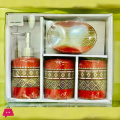 Ceramic 4 Pcs Bathroom Set