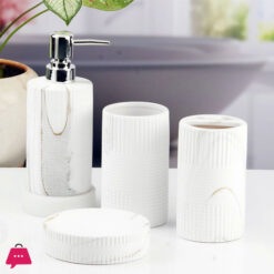 Ceramic Bathroom Accessories Set of 4