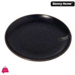 Danny Home Ceramic Speckled Navy Dinner Plates 10.5 Inch