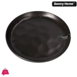 Danny Home Black Dinner Plate 10.75 Inch